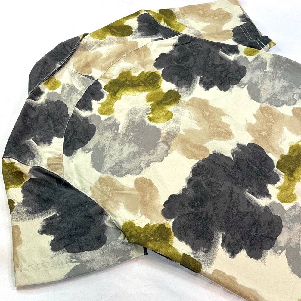 Floral Camouflage Button-Up Shirt